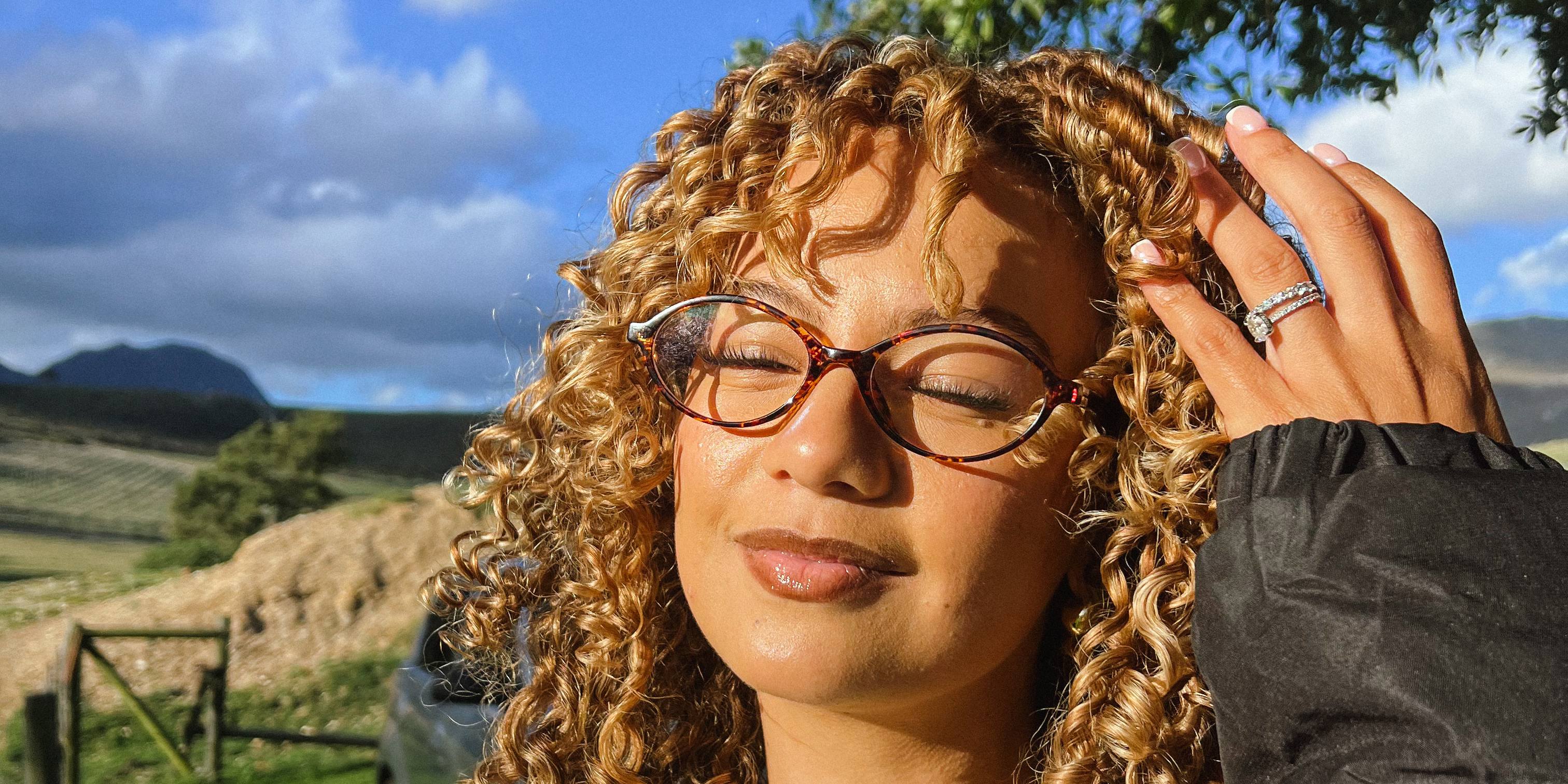 Tortoiseshell Andrea Glasses - Oval Glasses