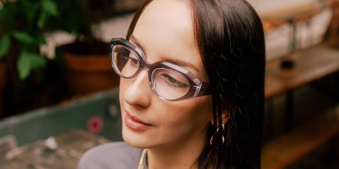 Grau Mireille Brille - Cat Eye Glasses