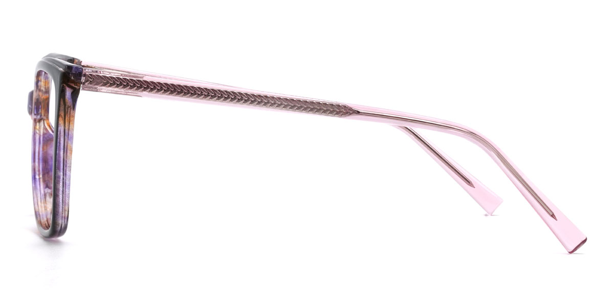 Violet Écaille de tortue Mishti Lunettes - Cat Eye Glasses
