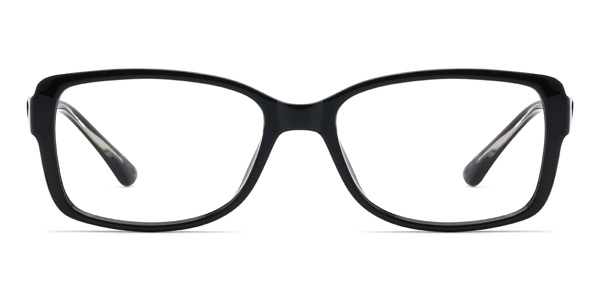 Noir Tatum Lunettes - Rectangle Glasses