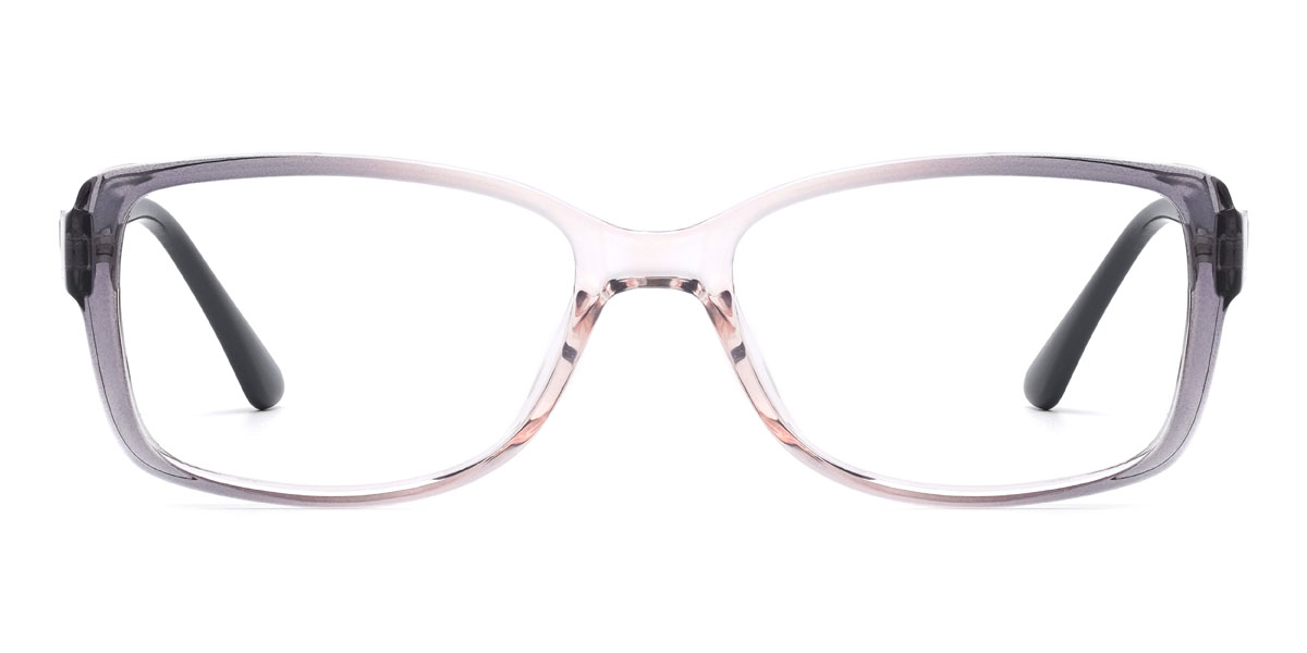 Gris Rose Tatum Lunettes - Rectangle Glasses