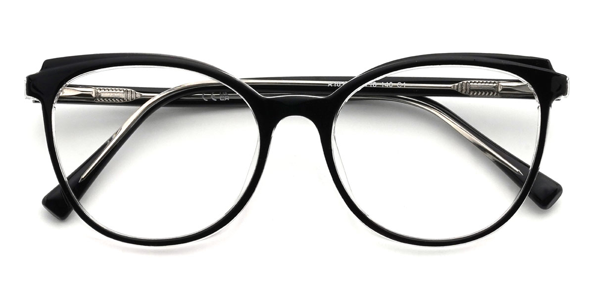 Noir Zabdiel Lunettes - Oval Glasses