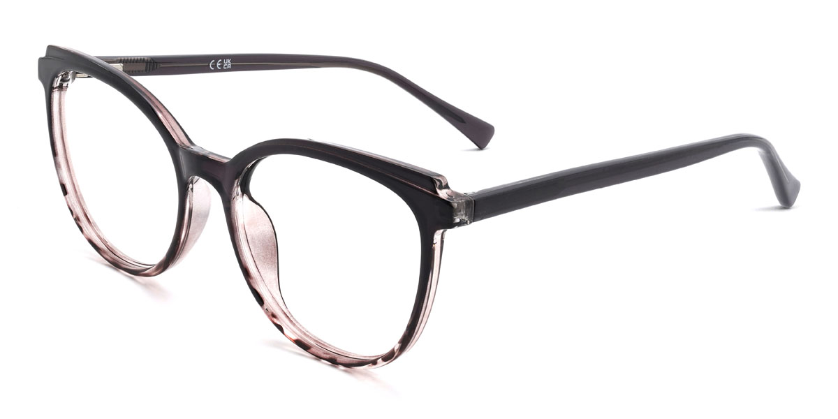 Écaille de tortue noire Zabdiel Lunettes - Oval Glasses