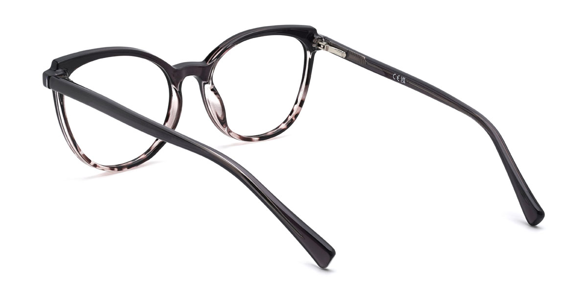 Écaille de tortue noire Zabdiel Lunettes - Oval Glasses