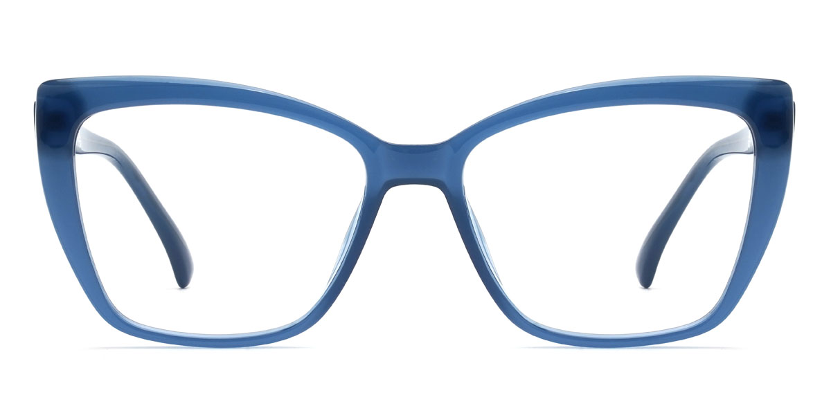 Bleu Hafsah Lunettes - Rectangle Glasses