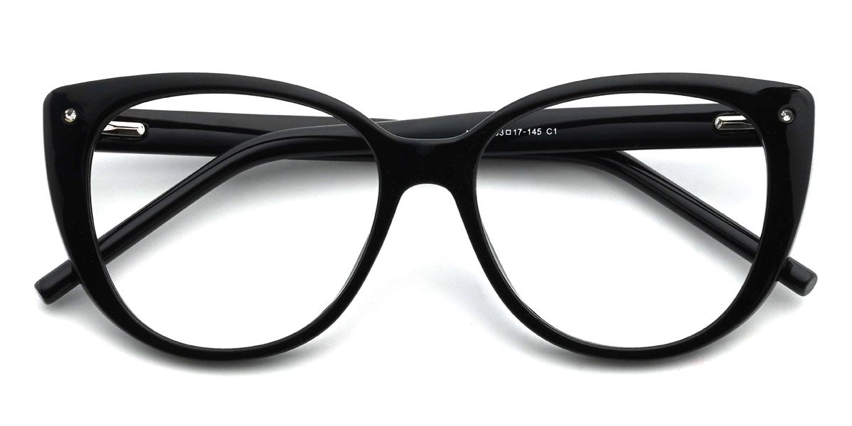 Noir Josephina Lunettes - Cat Eye Glasses