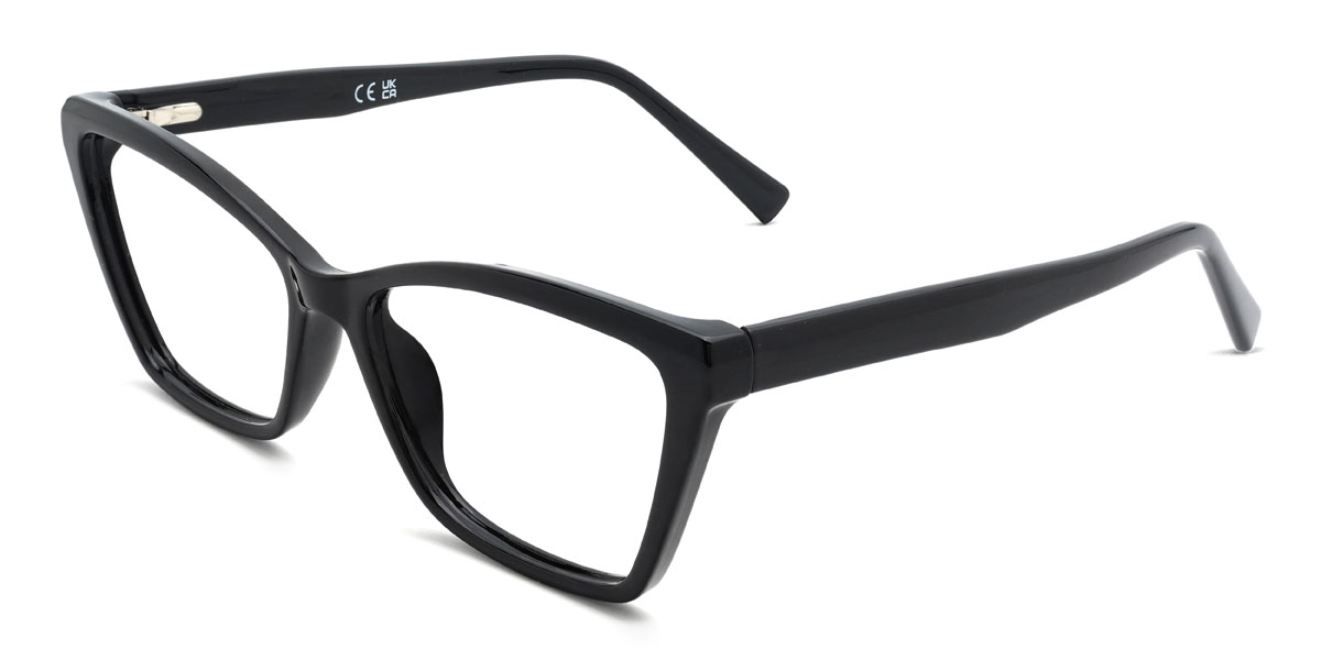 Noir Rilee Lunettes - Cat Eye Glasses
