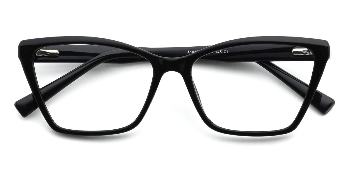 Noir Rilee Lunettes - Cat Eye Glasses