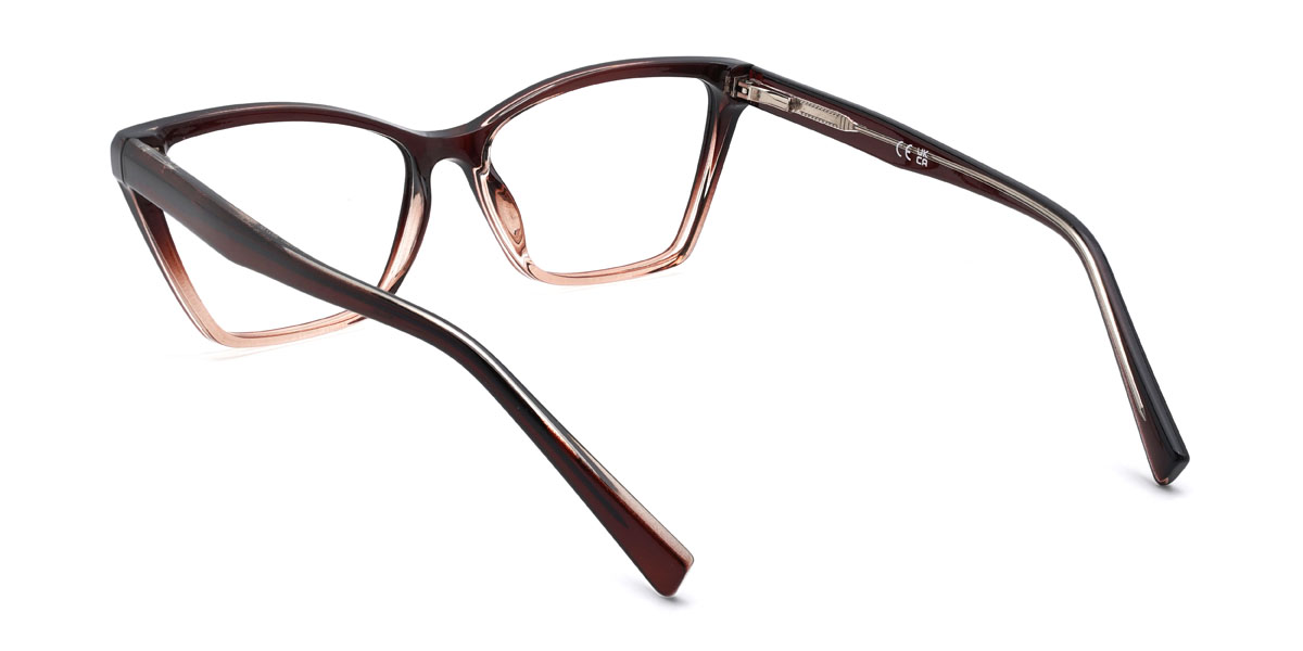 Dégradé Brun Rilee Lunettes - Cat Eye Glasses