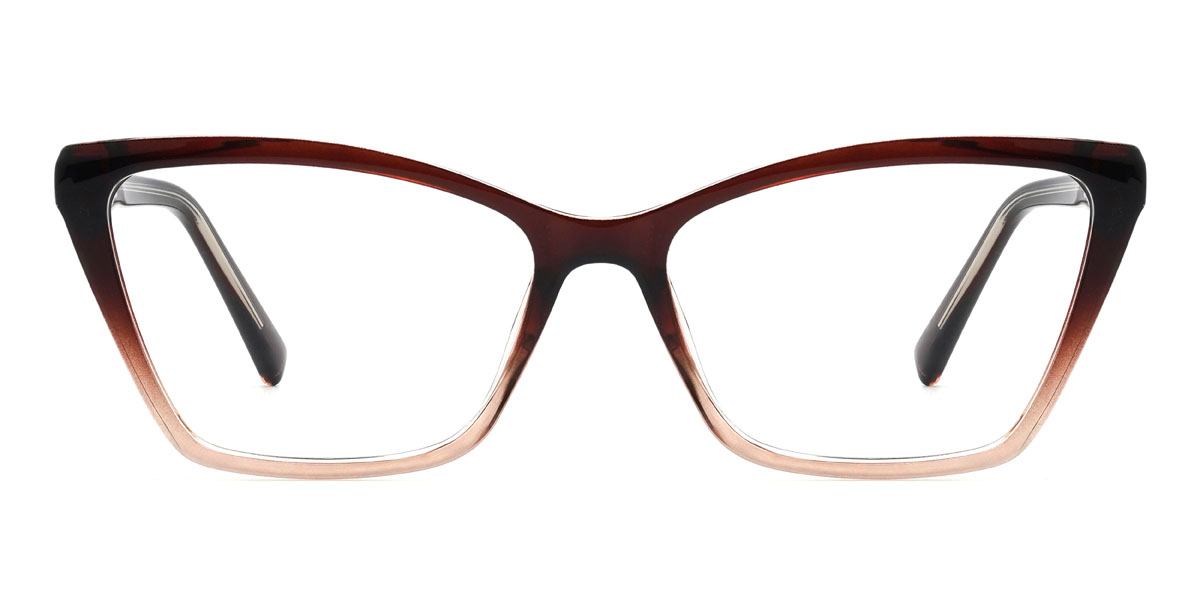 Dégradé Brun Rilee Lunettes - Cat Eye Glasses