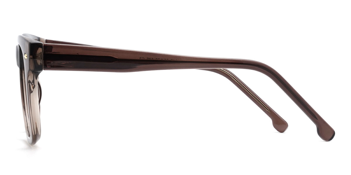 Dégradé Brun Leonie Lunettes - Rectangle Glasses
