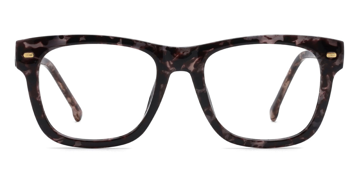 Noir Écaille de tortue Leonie Lunettes - Rectangle Glasses