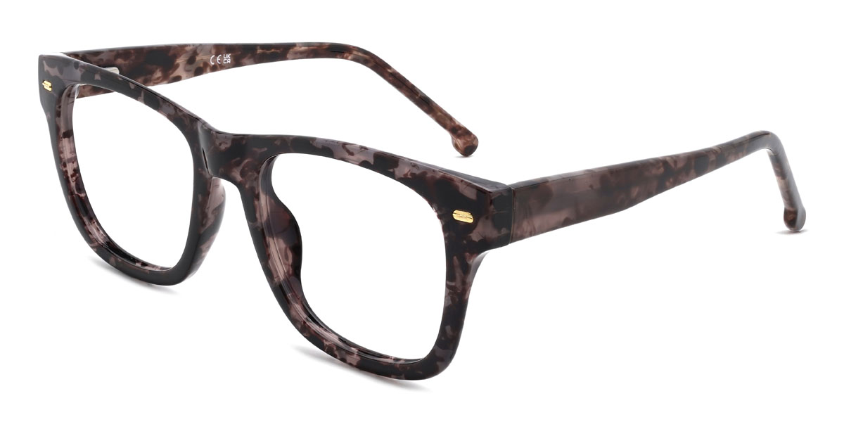 Noir Écaille de tortue Leonie Lunettes - Rectangle Glasses