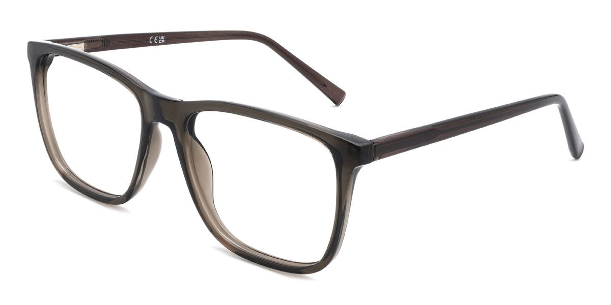 Gris Brandi Lunettes - Rectangle Glasses