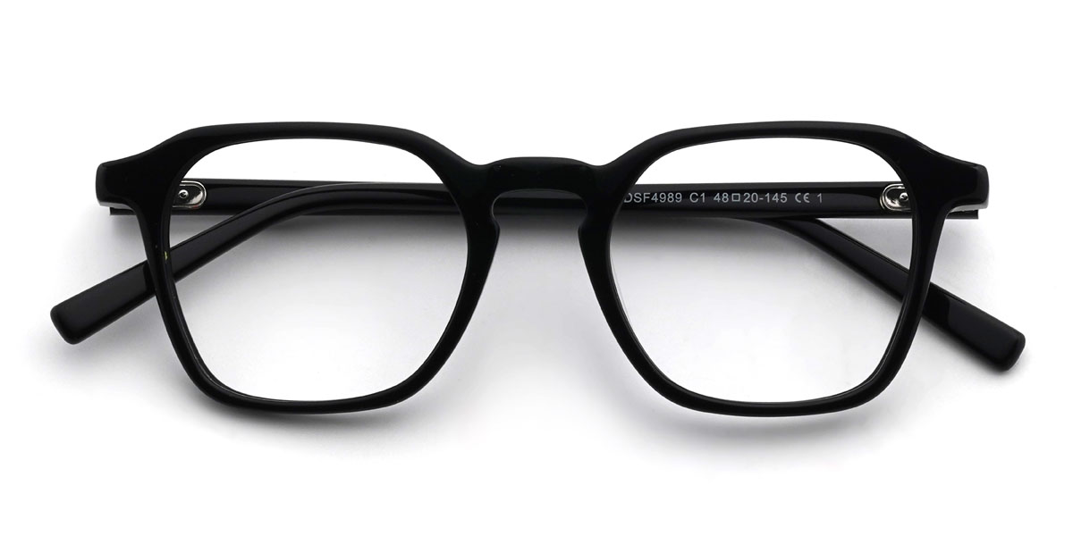 Noir Lucero Lunettes - Rectangle Glasses