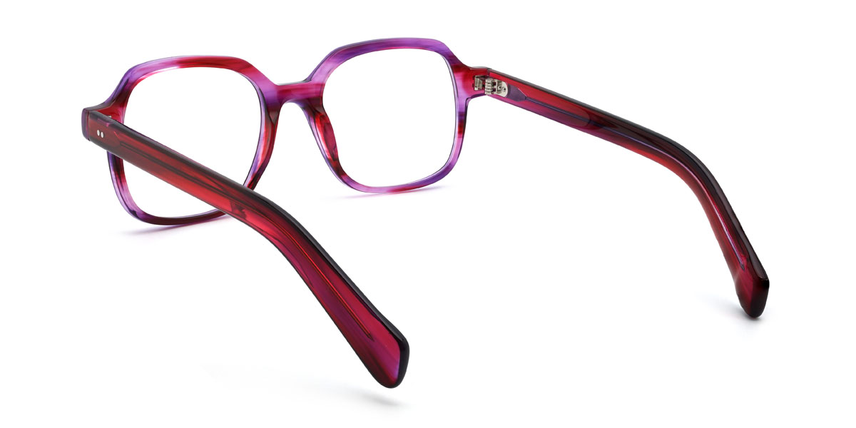 Violet Écaille de tortue Vittoria Lunettes - Square Glasses