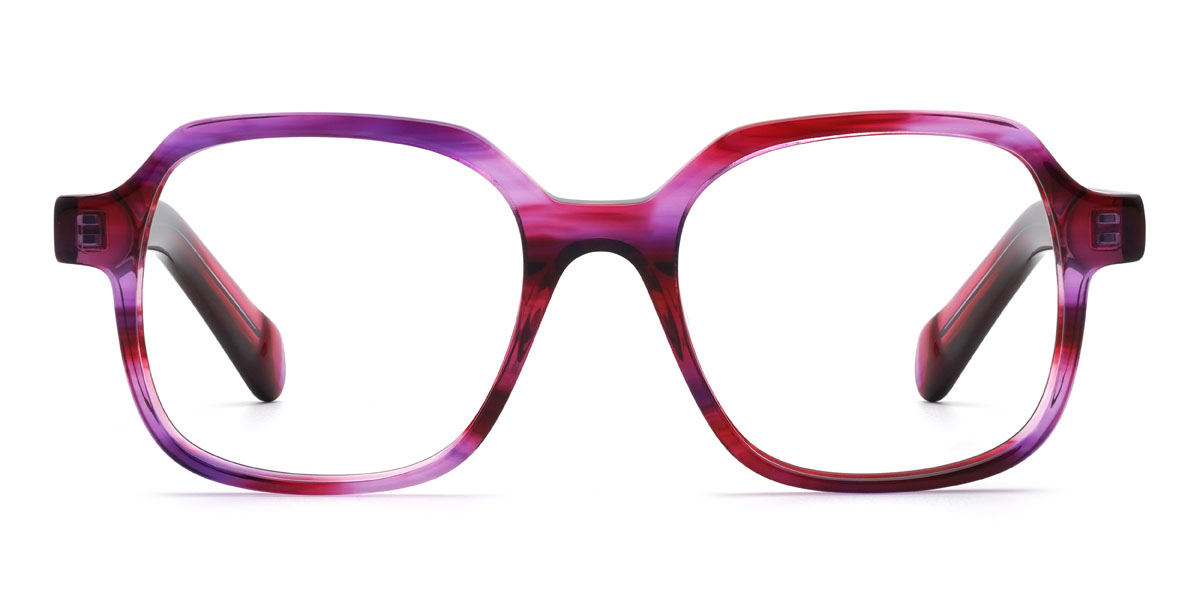 Violet Écaille de tortue Vittoria Lunettes - Square Glasses