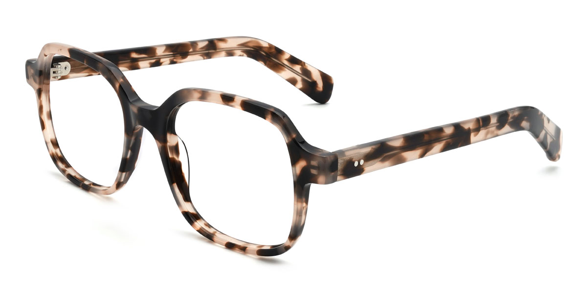 Ivoire Écaille de tortue Vittoria Lunettes - Square Glasses