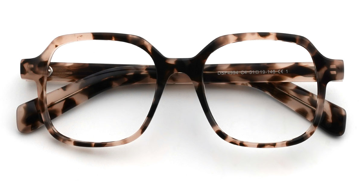Ivoire Écaille de tortue Vittoria Lunettes - Square Glasses
