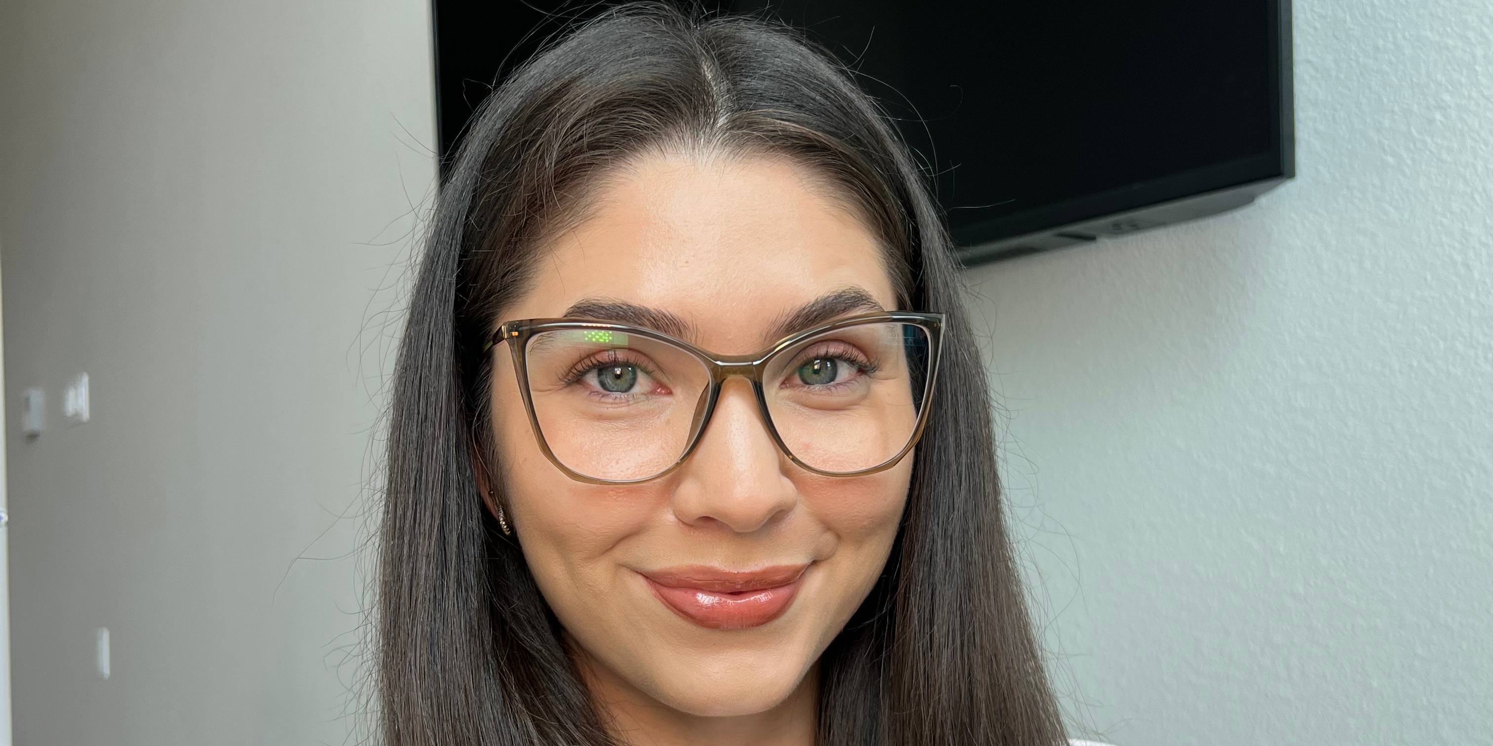 Brownish green Emerald Glasses - Cat Eye Glasses