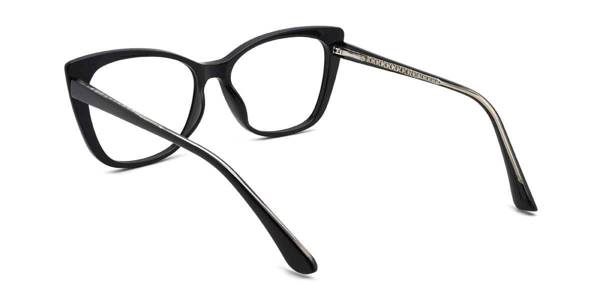Noir Deanna Lunettes - Cat Eye Glasses