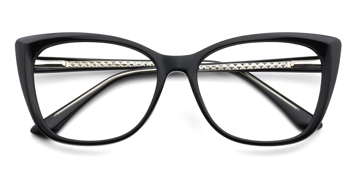 Noir Deanna Lunettes - Cat Eye Glasses