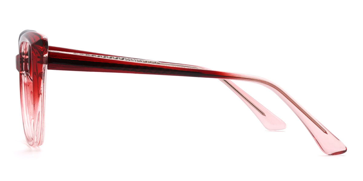 Farbverlauf Rot Deanna Brille - Cat Eye Glasses