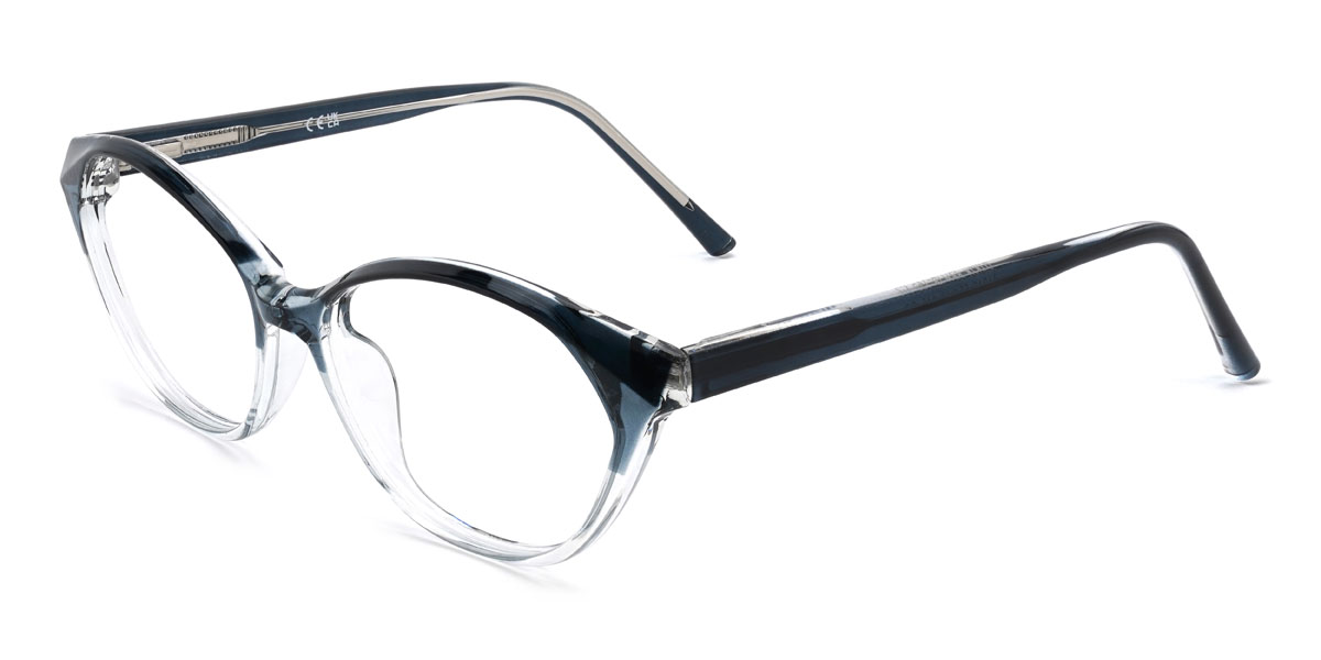 Bleu clair Calliope Lunettes - Cat Eye Glasses