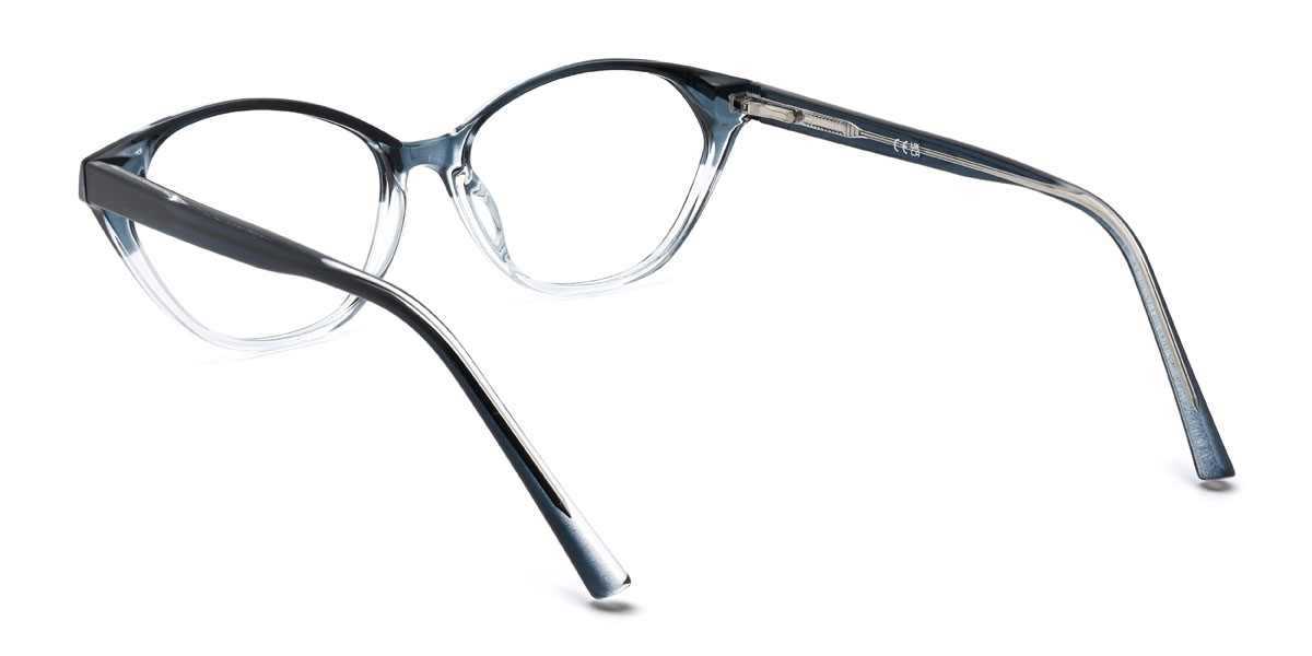 Bleu clair Calliope Lunettes - Cat Eye Glasses