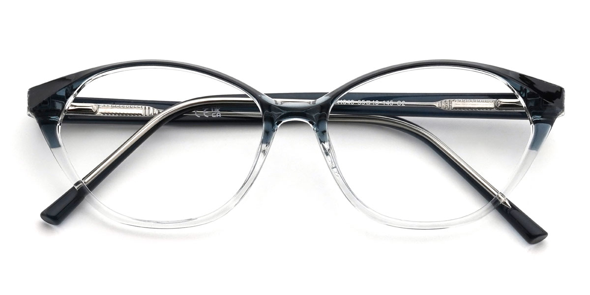 Bleu clair Calliope Lunettes - Cat Eye Glasses