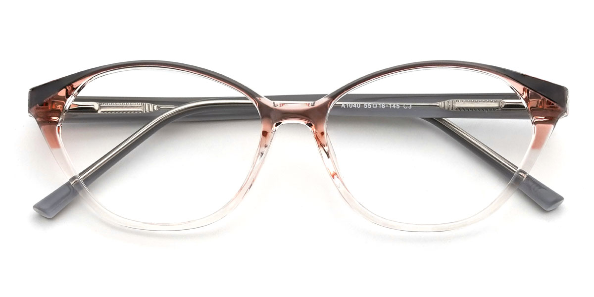 Clair Brun Orange Calliope Lunettes - Cat Eye Glasses