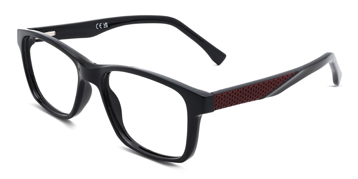Schwarz Demetri Brille - Rectangle Glasses