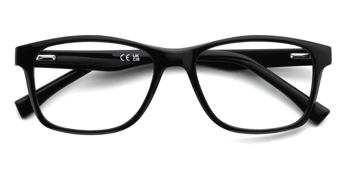 Schwarz Demetri Brille - Rectangle Glasses