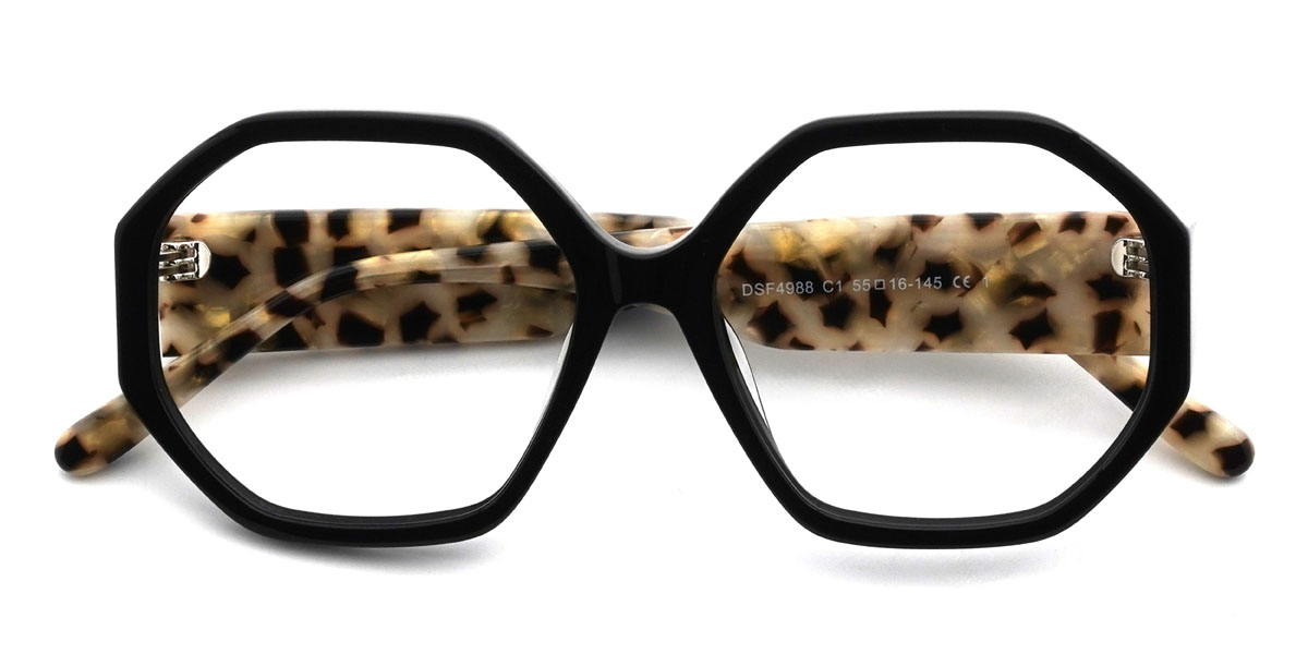 Schwarz Tanisha Brille - Oval Glasses