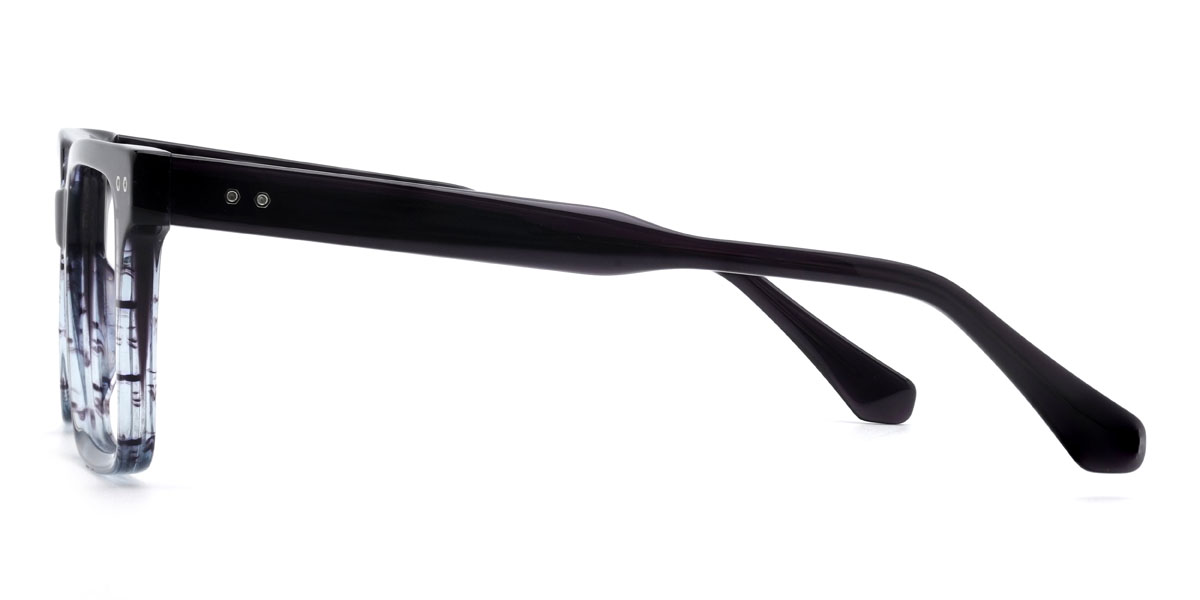 Noir Écaille de tortue Jakov Lunettes - Rectangle Glasses