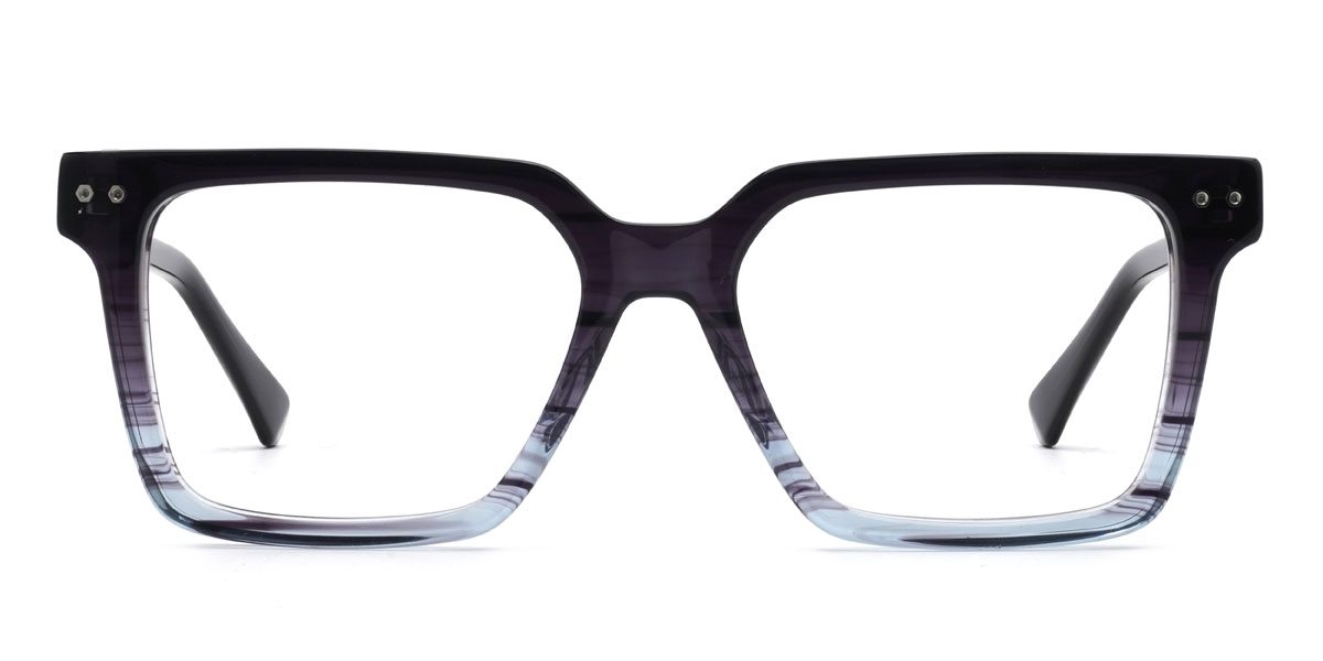 Noir Écaille de tortue Jakov Lunettes - Rectangle Glasses