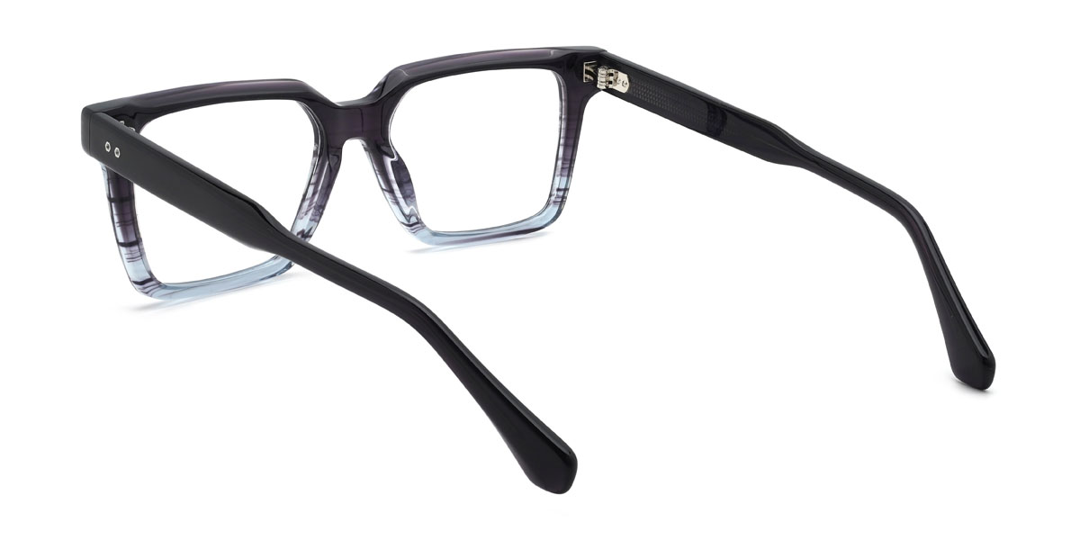 Noir Écaille de tortue Jakov Lunettes - Rectangle Glasses