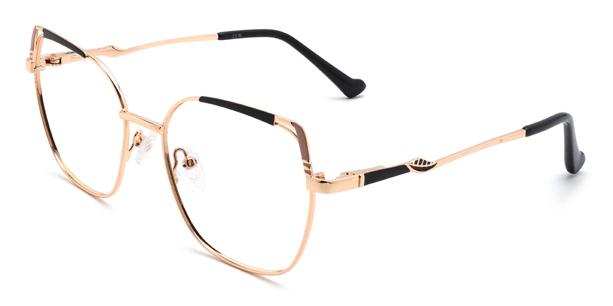 Or Noir Wilma Lunettes - Rectangle Glasses