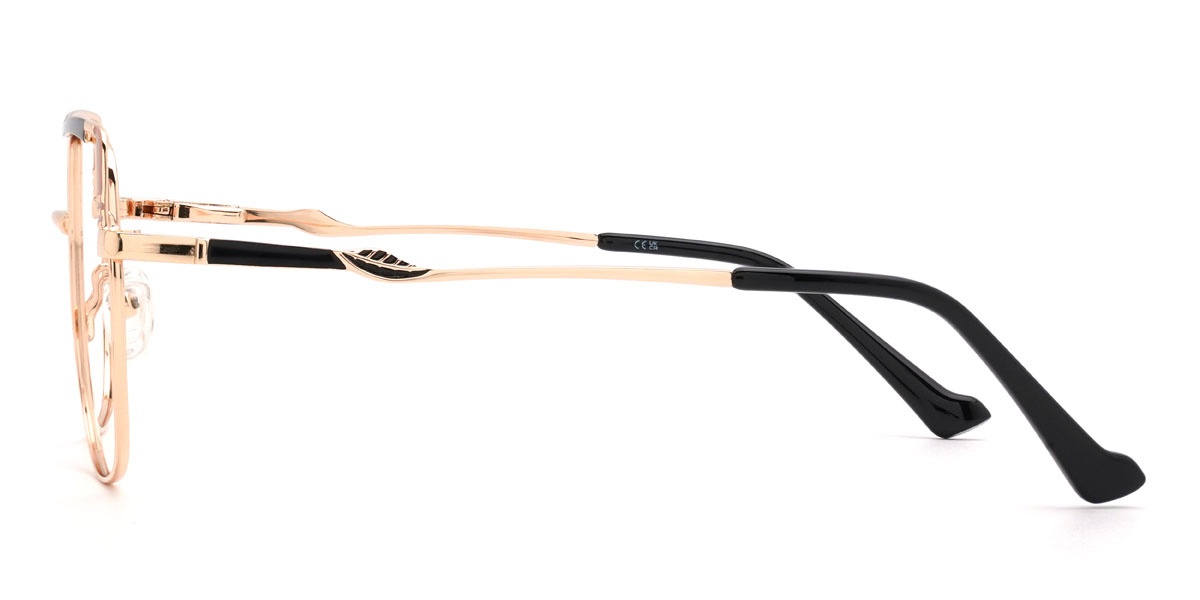 Or Noir Wilma Lunettes - Rectangle Glasses