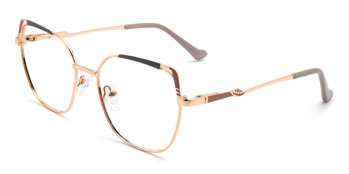 Or Gris Wilma Lunettes - Rectangle Glasses