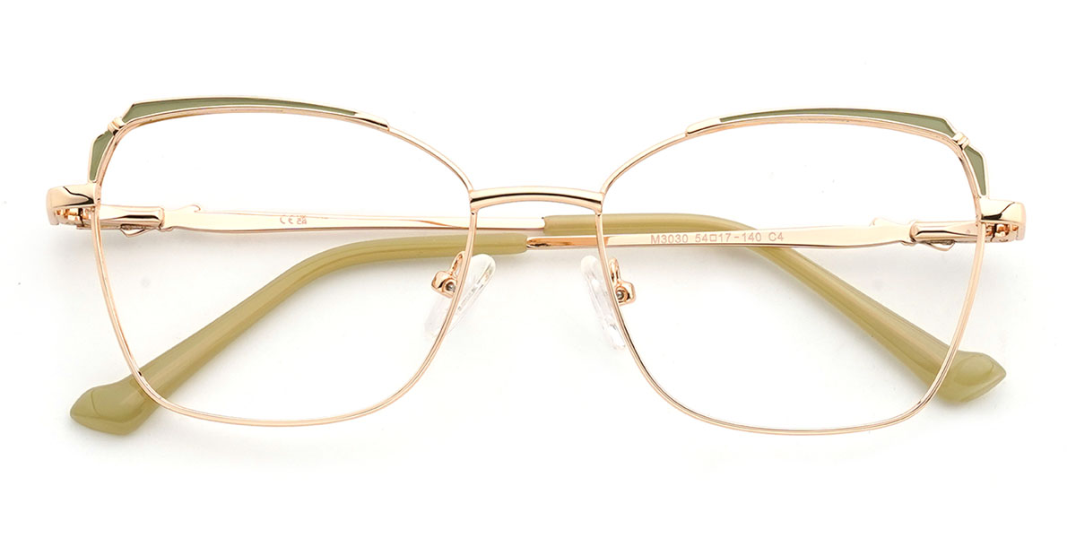 Or Vert Federica Lunettes - Rectangle Glasses