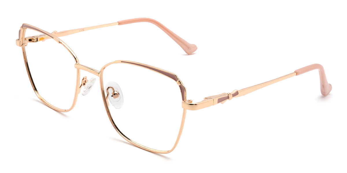 Gold Rosa Federica Brille - Rectangle Glasses