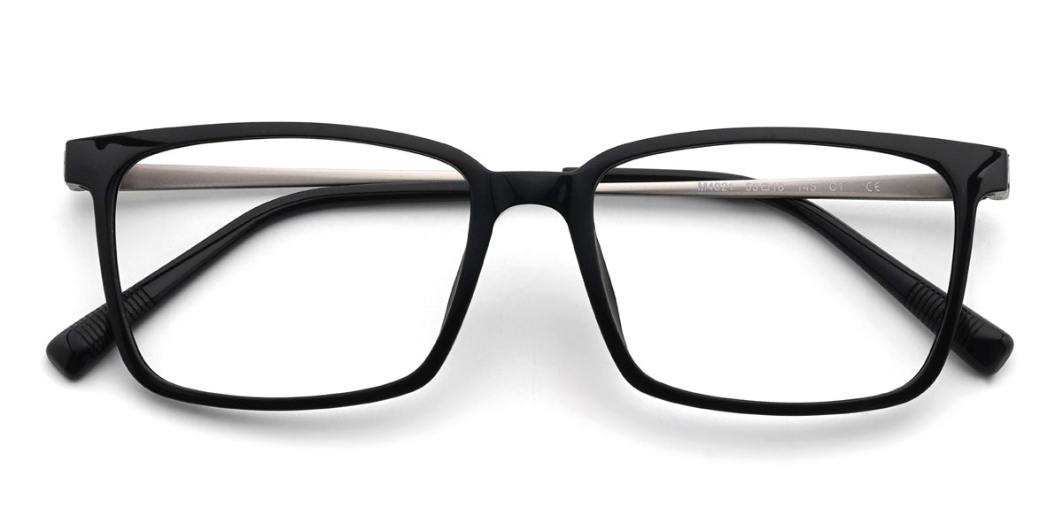 Schwarz Maceo Brille - Rectangle Glasses