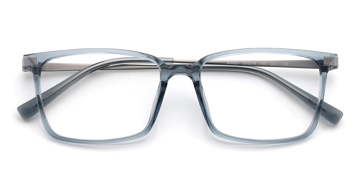 Bleu Gris Maceo Lunettes - Rectangle Glasses