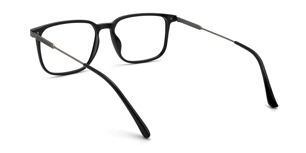Noir Jibril Lunettes - Rectangle Glasses
