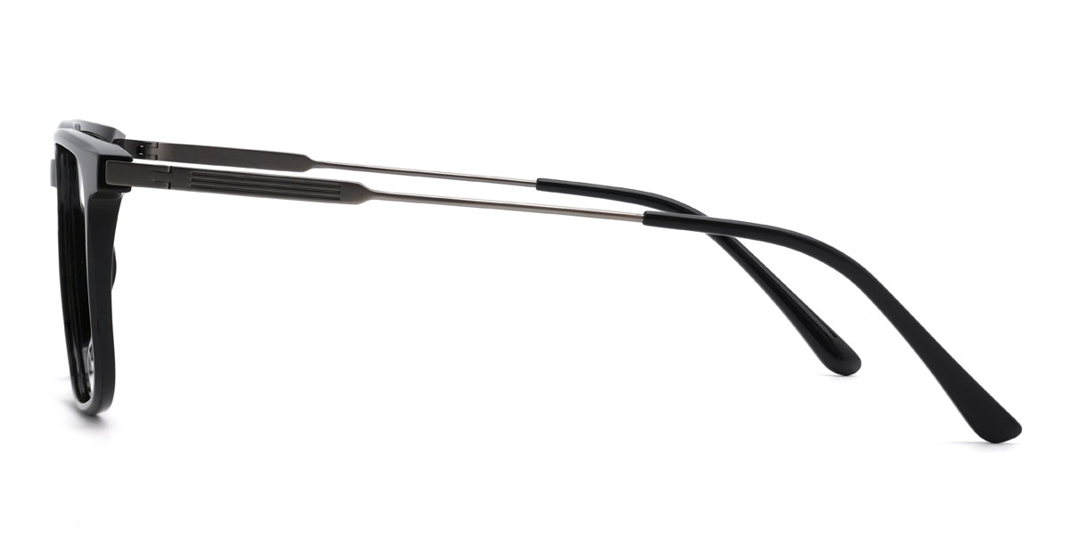 Noir Jibril Lunettes - Rectangle Glasses