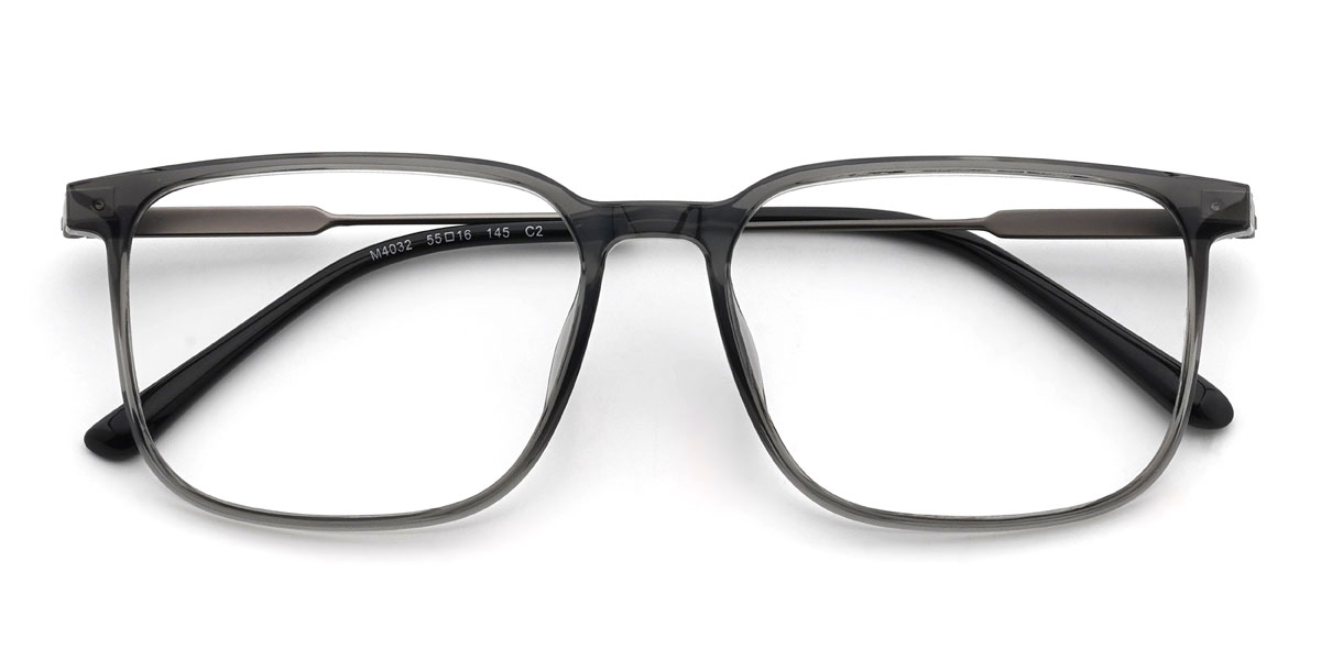 Grau Jibril Brille - Rectangle Glasses