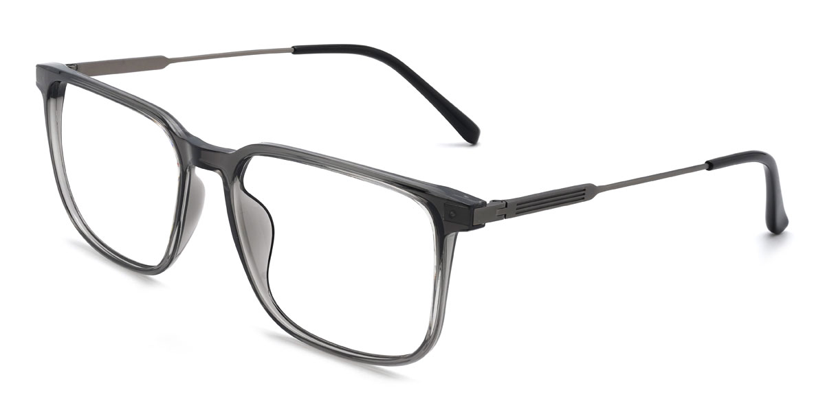 Grau Jibril Brille - Rectangle Glasses