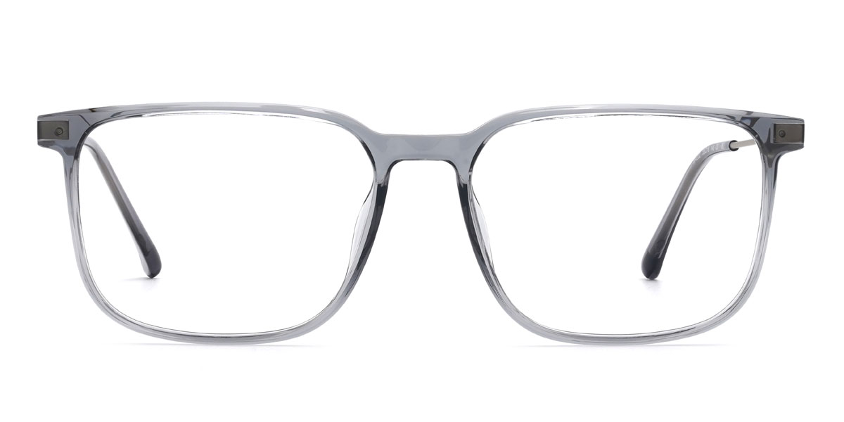 Clair Gris Jibril Lunettes - Rectangle Glasses