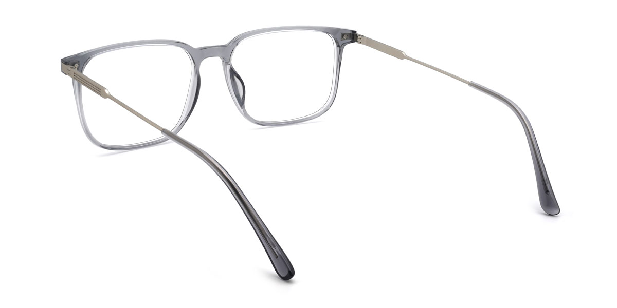 Clair Gris Jibril Lunettes - Rectangle Glasses